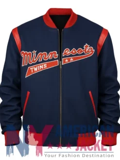 1965 Bomber Minnesota Twins Navy Jacket