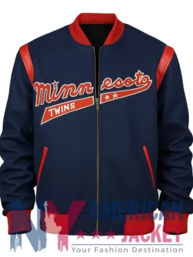 1965 Bomber Minnesota Twins Navy Jacket