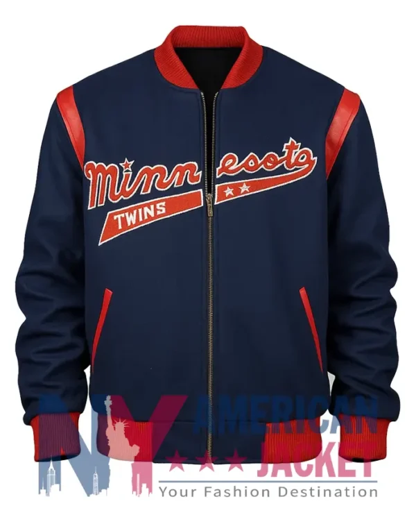 1965 Bomber Minnesota Twins Navy Jacket