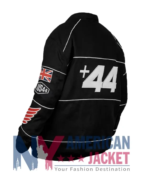 +44 x Golf Cotton Black Bomber Wang Jacket