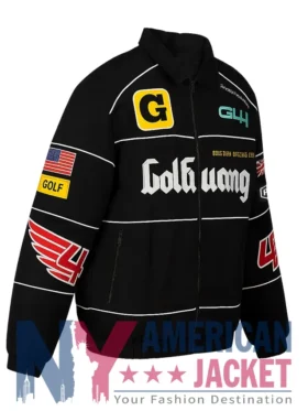 +44 x Golf Wang Cotton Black Bomber Jacket