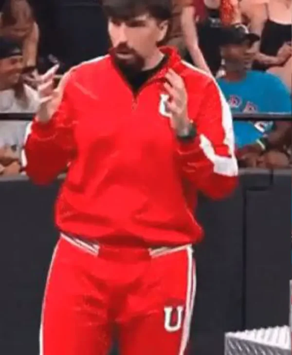Andre Chase WWE Red Track Suit For Sale