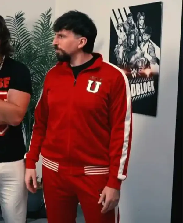 Andre Chase WWE Red Tracksuit