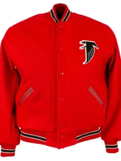 Atlanta Falcons 1967 Red Varsity Jacket
