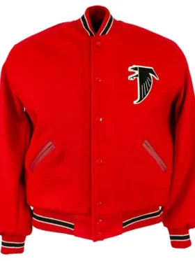 Atlanta Falcons 1967 Red Varsity Jacket