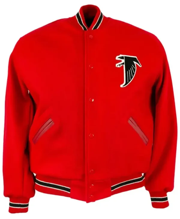 Atlanta Falcons 1967 Red Varsity Jacket