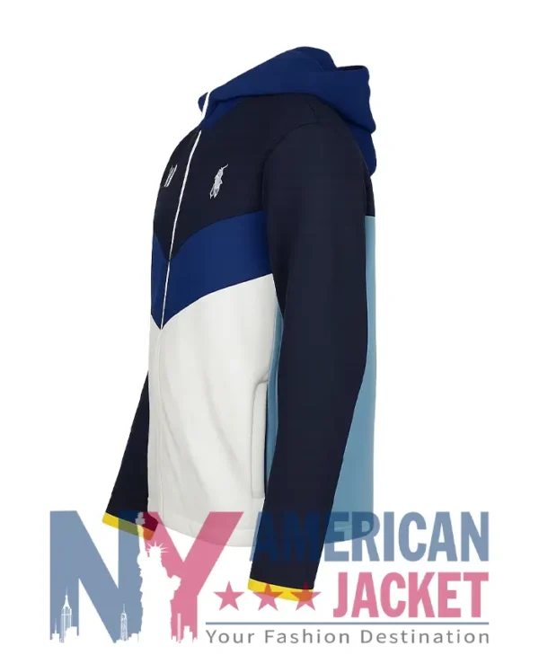 Australian Hooded Open Full-Zipper Jacket
