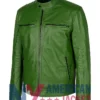 Bad Influence 2025 Green Alberto Olmo Leather Jacket