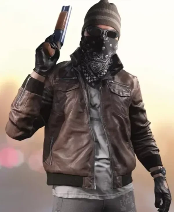 Battlefield 5 Death Dealer Bomber Brown Jacket