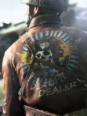 Battlefield 5 Death Dealer Brown Bomber Jacket