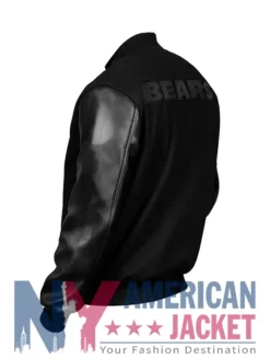 Bears Chicago Black Varsity Jacket