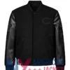 Chicago Bears Varsity Black Jacket