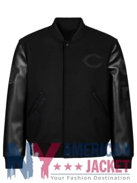 Chicago Bears Varsity Black Jacket