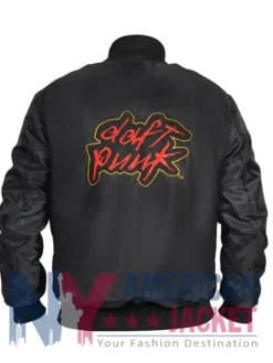 Black Daft Bomber Punk Jacket