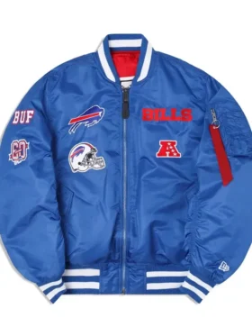 Buffalo Bills Patches Bomber Jacket