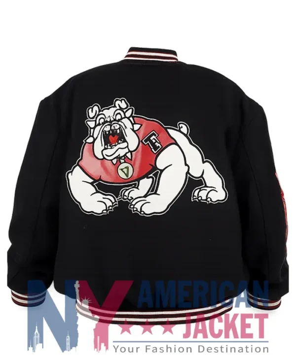 Bulldogs Fresno State Swingman Letterman Varsity Jacket