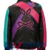 Bunny Neo Rebel Leather Bomber Jacket