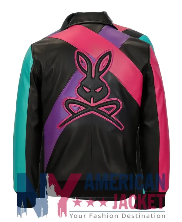 Bunny Neo Rebel Leather Bomber Jacket