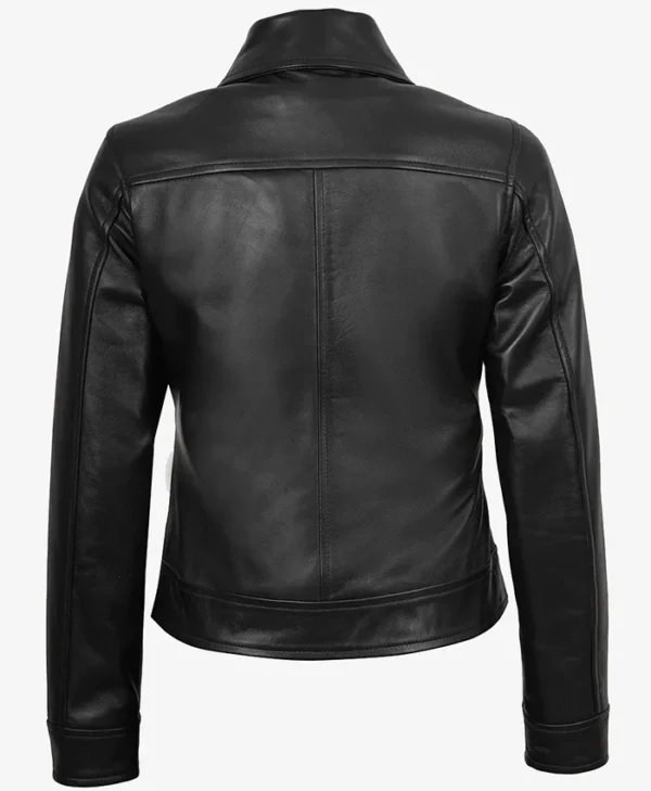 Buy Classic Harrington Black Leather Jacket For Him And Her