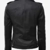 Buy Fashion Asymmetrical Black Biker Real Leather Jacket For Him And Her