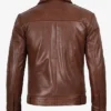 Buy Reeves Harrington Brown Real Leather Jacket For Him And Her