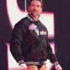 CM Punk Wrestlepalooza 2025 AJ’s Husband Black Jacket For men