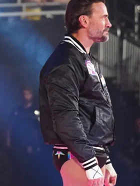 CM Punk Wrestlepalooza 2025 AJ’s Husband Black Jackets