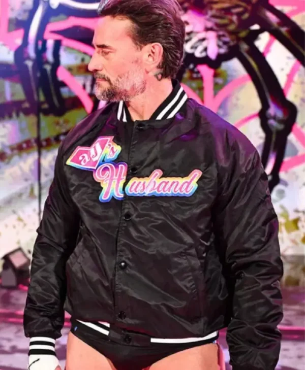 CM Punk Wrestlepalooza 2025 AJ’s Husband Jacket