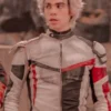 Carlos Descendants 3 White Red Leather Costume Jacket