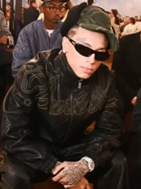 Central CEE LFW 2025 Summer Show Leather Jacket