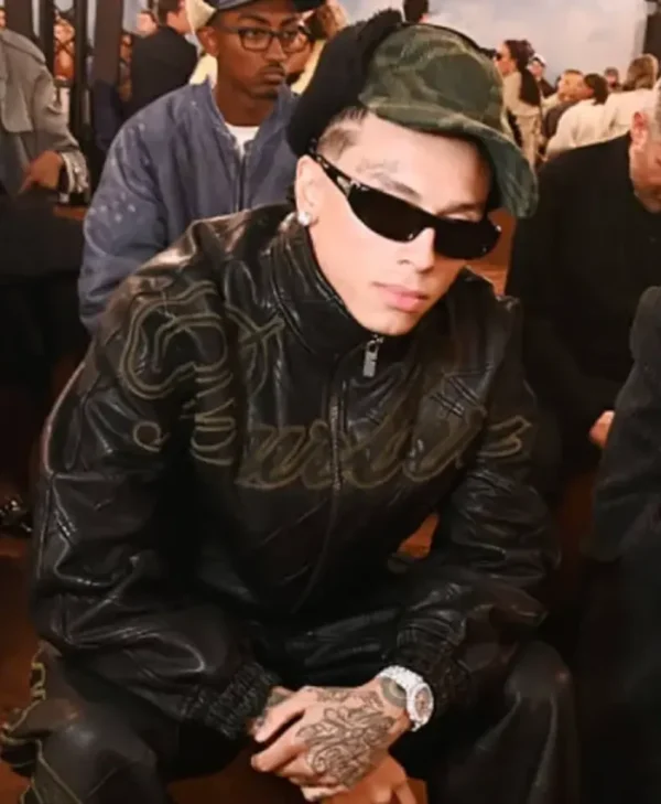 Central CEE LFW 2025 Summer Show Leather Jacket