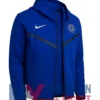 Chelsea Tech Hoodie Blue Zip-Up