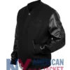 Chicago Bears Black Varsity Jacket