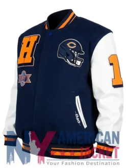 Chicago Bears Classic Mashup Varsity Jacket