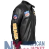 Chicago Bears Elias Black Leather Jacket