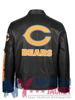 Chicago Bears Elias Leather Black Jacket