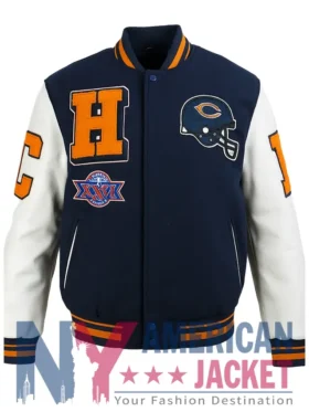 Chicago Bears Classic Mashup Varsity Jacket