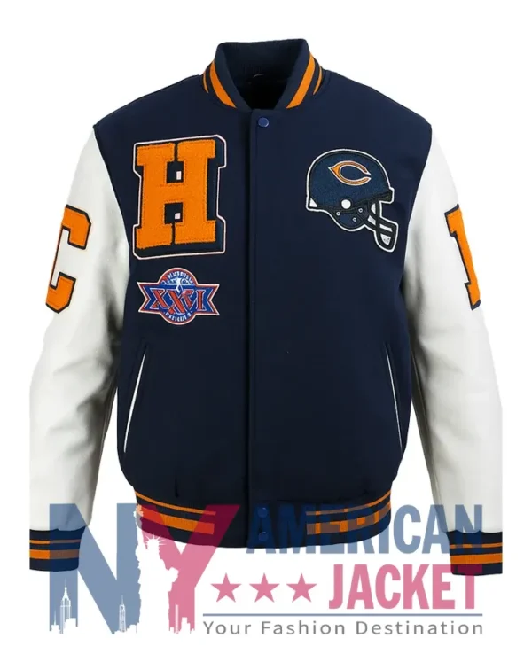 Chicago Bears Classic Mashup Varsity Jacket