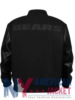 Chicago Bears Varsity Black Jacket