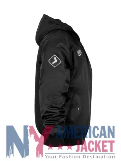 Chicago White Historic Sox L-2B Hooded Black Jacket