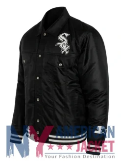 Chicago White Sox Black Trucker Jacket