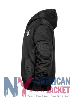 Chicago White Sox Historic Black L-2B Hooded Jacket