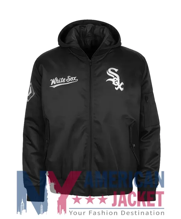 Chicago White Sox Historic L-2B Hooded Black Jacket