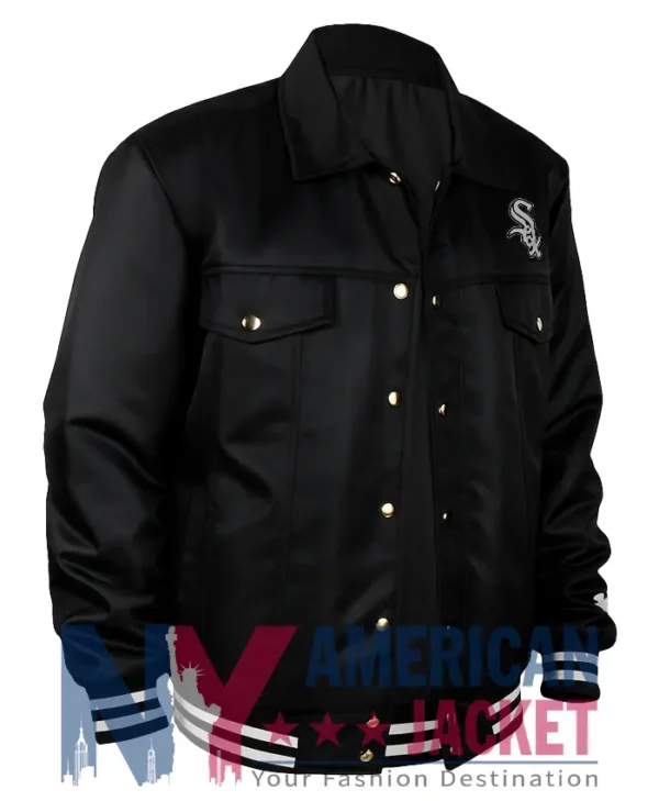Chicago White Sox Trucker Black Jacket