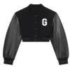 Chrishell Stause Black Selling Sunset Cropped Jacket