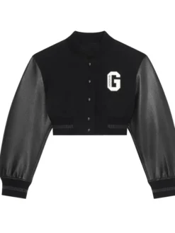 Chrishell Stause Black Selling Sunset Cropped Jacket
