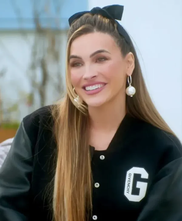 Chrishell Stause Selling Sunset Black Cropped Jacket