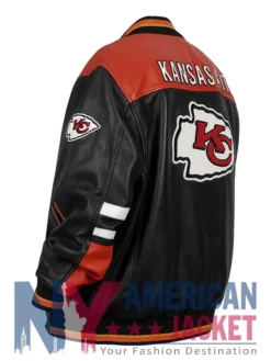 City Kansas Leather Chiefs Jacket