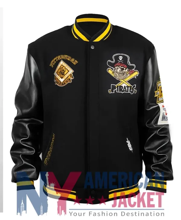 Classic Pittsburgh Pirates Retro Varsity Jacket