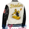 Classic Rib Retro Pittsburgh Steelers Varsity Jacket